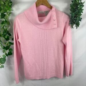 White Stag Asymmetrical Collar Sweater